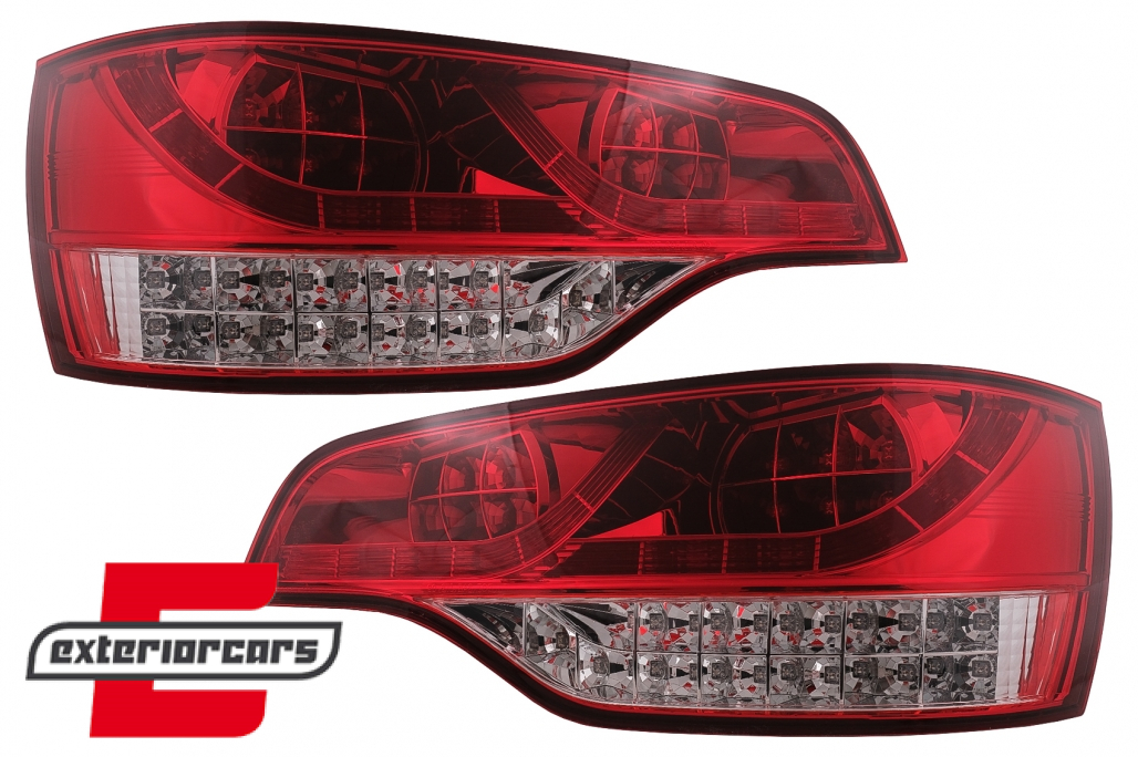 Full LED stražnja svjetla (crvena/kristal) / Audi Q7 4L (2006-2009) - Slika 15