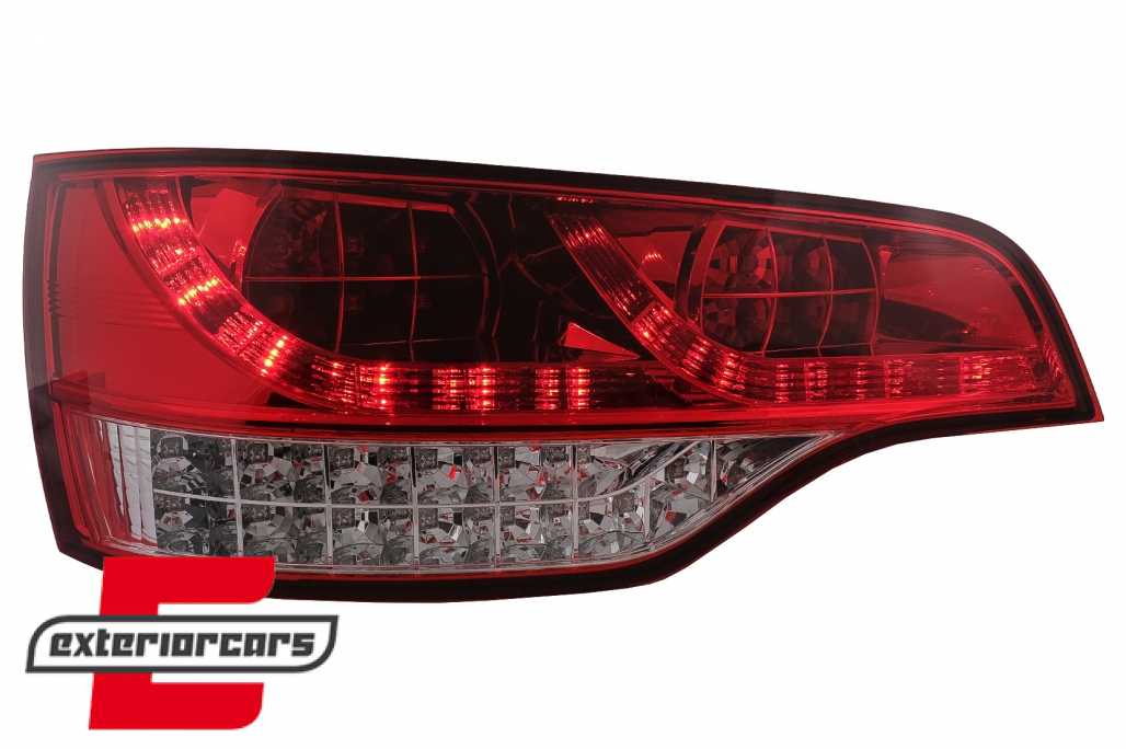 Full LED stražnja svjetla (crvena/kristal) / Audi Q7 4L (2006-2009) - Slika 3