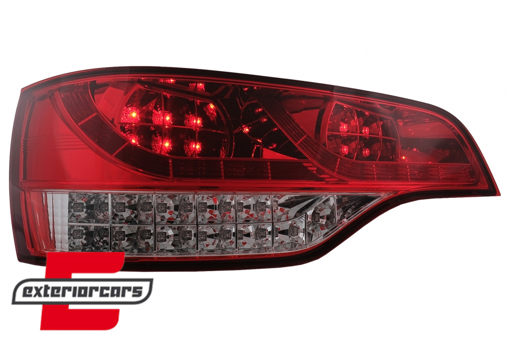 Full LED stražnja svjetla (crvena/kristal) / Audi Q7 4L (2006-2009) - Slika 7