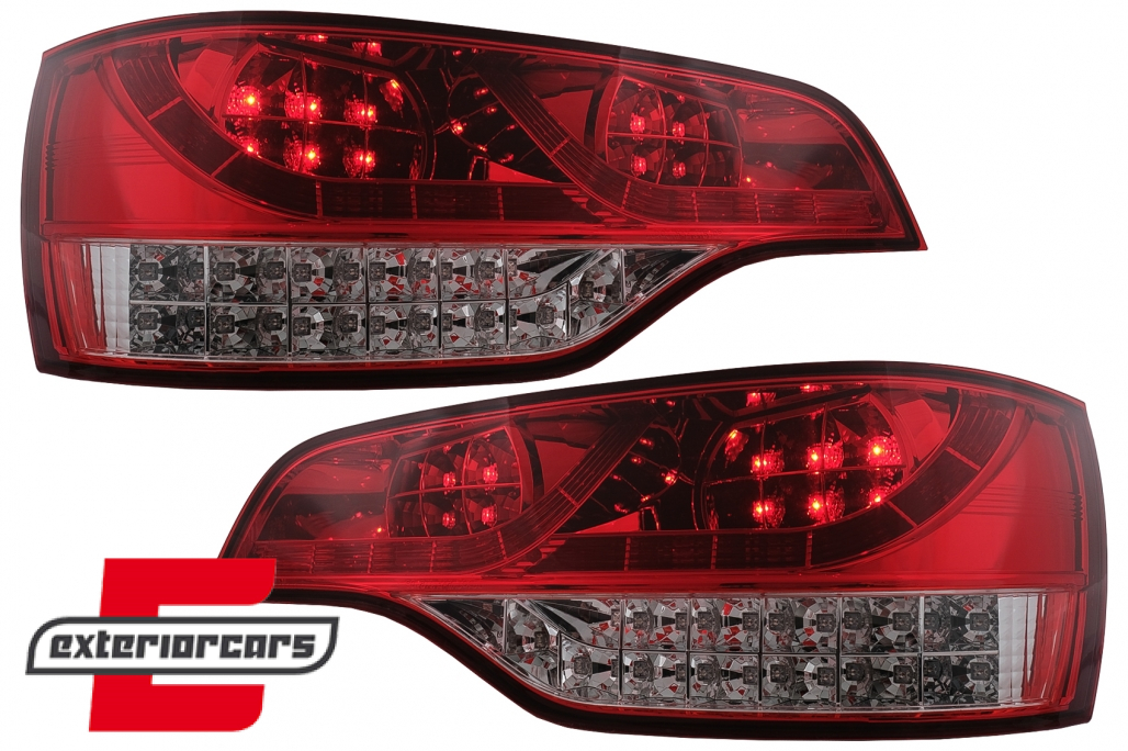 Full LED stražnja svjetla (crvena/kristal) / Audi Q7 4L (2006-2009) - Slika 8