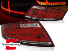Full LED stražnja svjetla SEQ žmigavci (crvena/kristal) / Audi TT 8J (2006-2014)