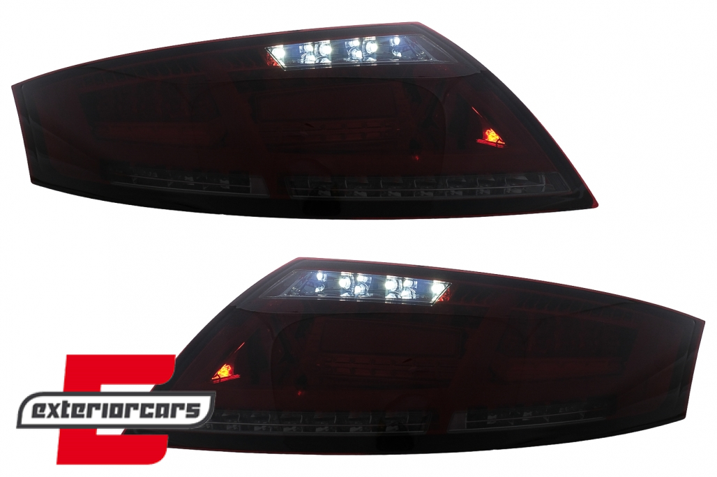 Full LED stražnja svjetla SEQ žmigavci (crvena/smoke) / Audi TT 8J (2006-2014) - Slika 13