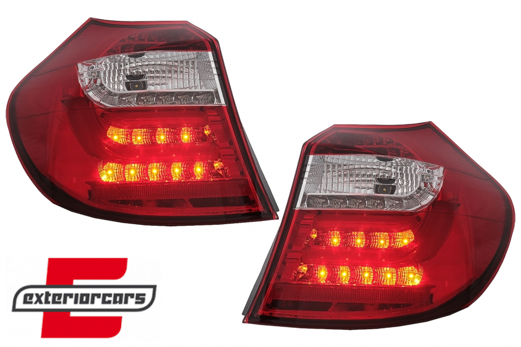 LED stražnja svjetla LedBar (crvena/kristal) / BMW serije 1 E81 E87 (09.2007-2011) - Slika 2