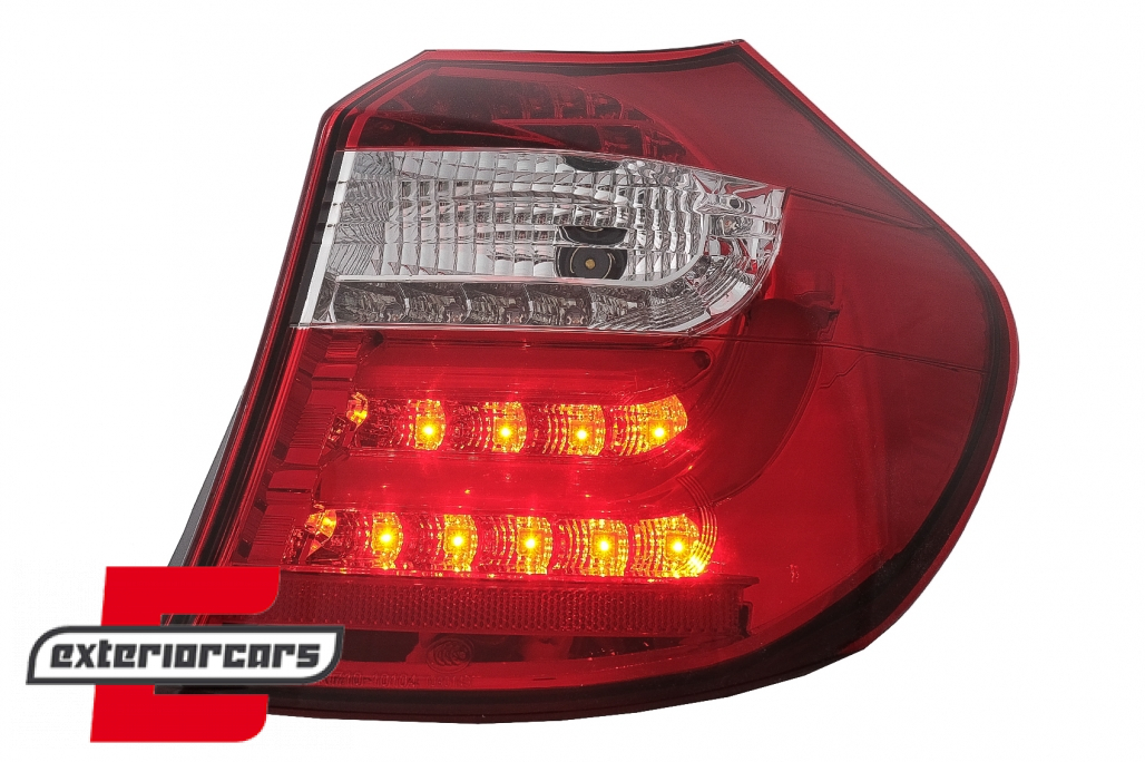 LED stražnja svjetla LedBar (crvena/kristal) / BMW serije 1 E81 E87 (09.2007-2011) - Slika 3