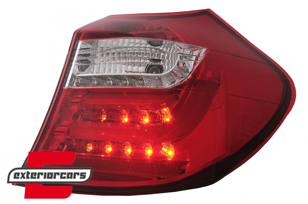 LED stražnja svjetla LedBar (crvena/kristal) / BMW serije 1 E81 E87 (09.2007-2011) - Slika 4
