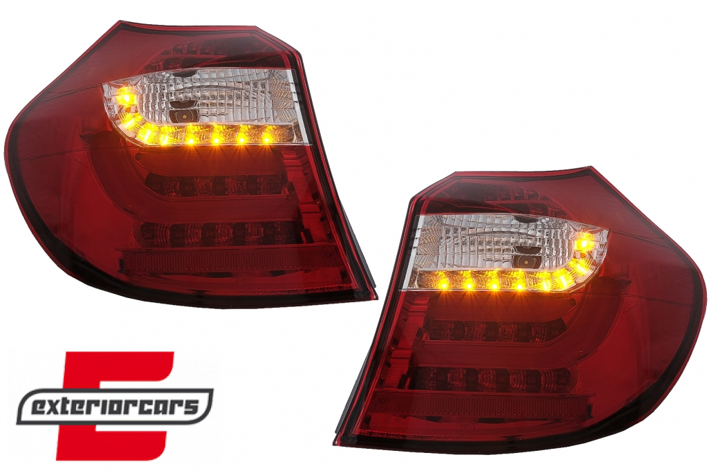 LED stražnja svjetla LedBar (crvena/kristal) / BMW serije 1 E81 E87 (09.2007-2011) - Slika 7