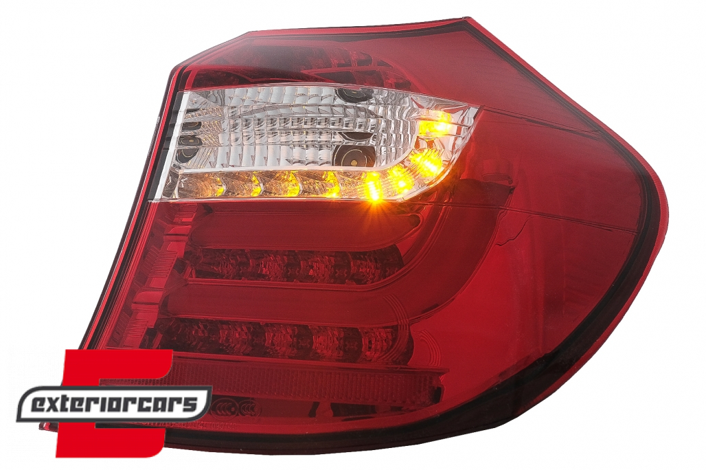 LED stražnja svjetla LedBar (crvena/kristal) / BMW serije 1 E81 E87 (09.2007-2011) - Slika 8