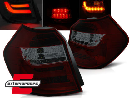 LED stražnja svjetla LightBar dizajn (crvena/smoke) / BMW serije 1 E81 E87 (2004-08.2007)