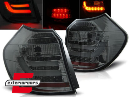 LED stražnja svjetla LightBar dizajn (smoke) / BMW serije 1 E81 E87 (2004-08.2007)