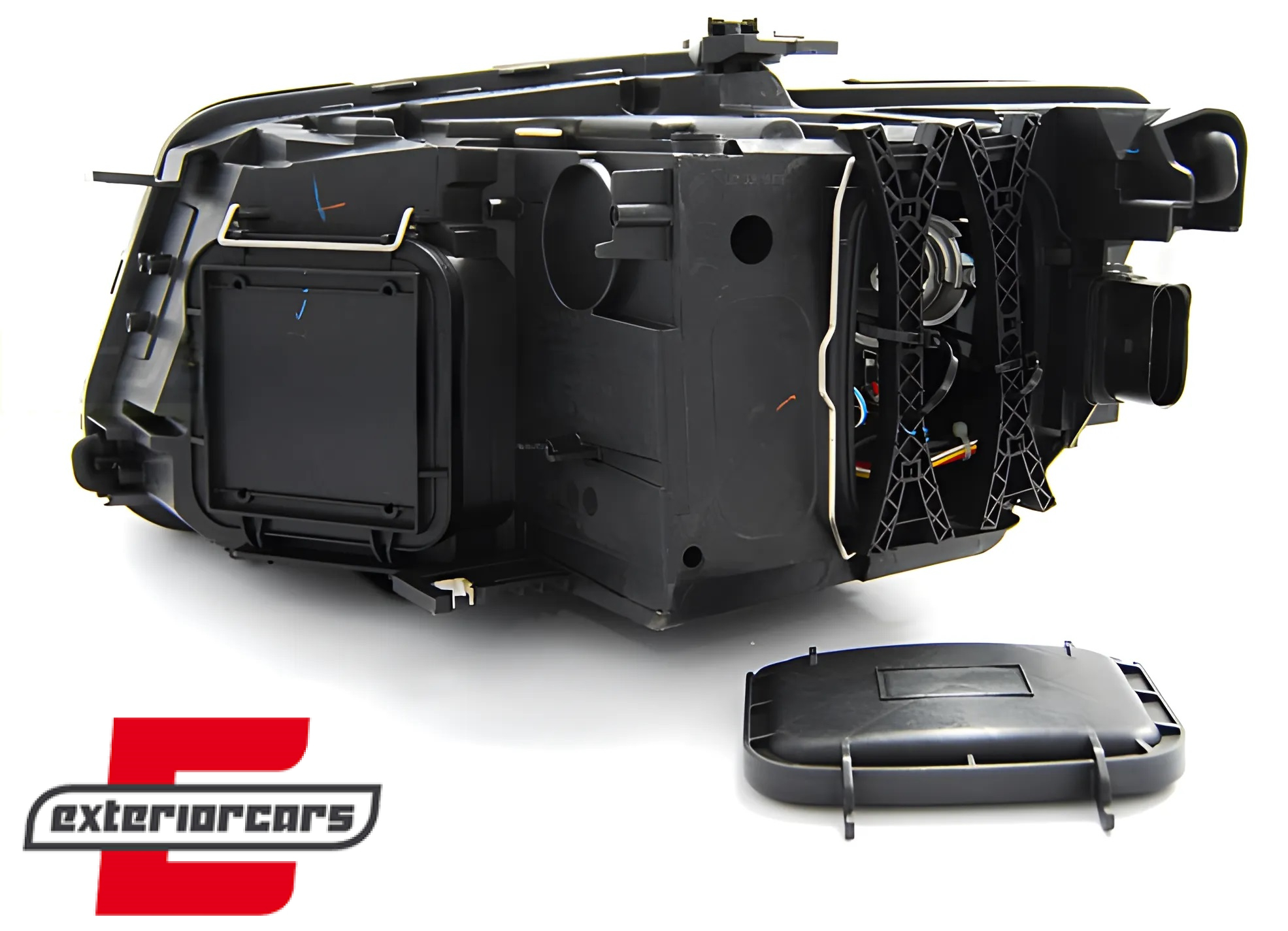 Prednja svjetla LED DRL Xenon look (crna) / Audi Q5 8R (2008-09.2012) - Slika 2