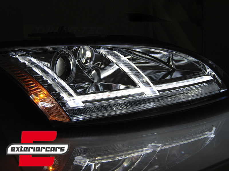 Prednja svjetla LED DRL SEQ žmigavci (chrome) / Audi TT 8J (2006-2010) - Slika 5