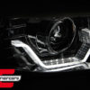 Prednja svjetla 3D LED Angel Eyes LED žmigavci (chrome) / BMW serije 3 E90 limuzina E91 karavan (03.2005-08.2008) - Slika 2