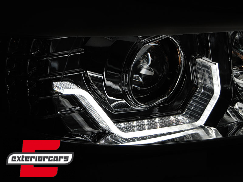 Prednja svjetla 3D LED Angel Eyes LED žmigavci (chrome) / BMW serije 3 E90 limuzina E91 karavan (03.2005-08.2008) - Slika 2