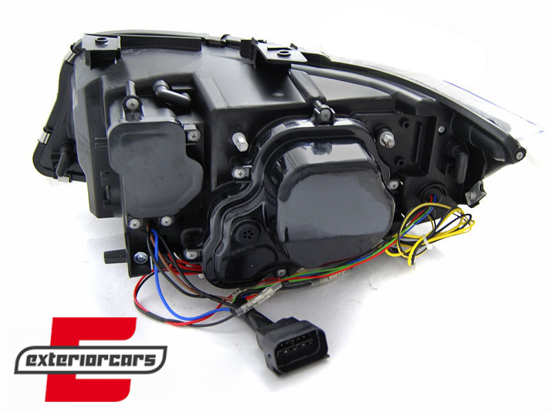 Prednja svjetla 3D Angel Eyes LED DRL Xenon (crna) / BMW serije 3 E90 E91 LCI (2008-2011) - Slika 6