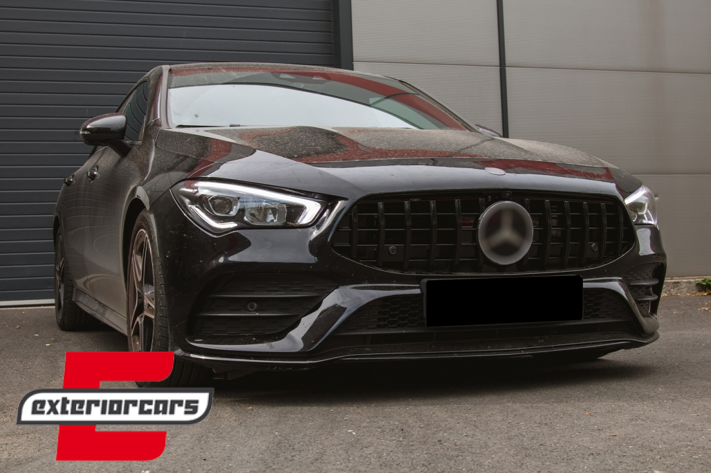 Prednja maska GT-R Panamericana dizajn 360° (piano crna) / Mercedes CLA X118 C118 (2019-2023) - Slika 10
