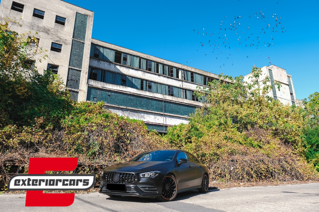 Prednja maska GT-R Panamericana dizajn 360° (piano crna) / Mercedes CLA X118 C118 (2019-2023) - Slika 11