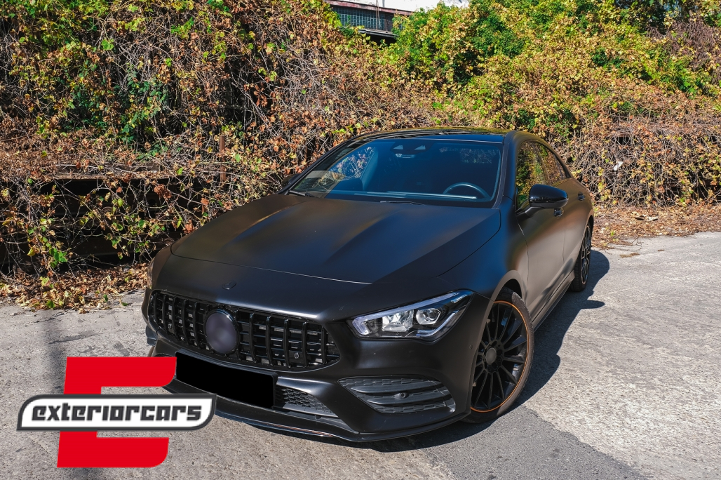 Prednja maska GT-R Panamericana dizajn 360° (piano crna) / Mercedes CLA X118 C118 (2019-2023) - Slika 13