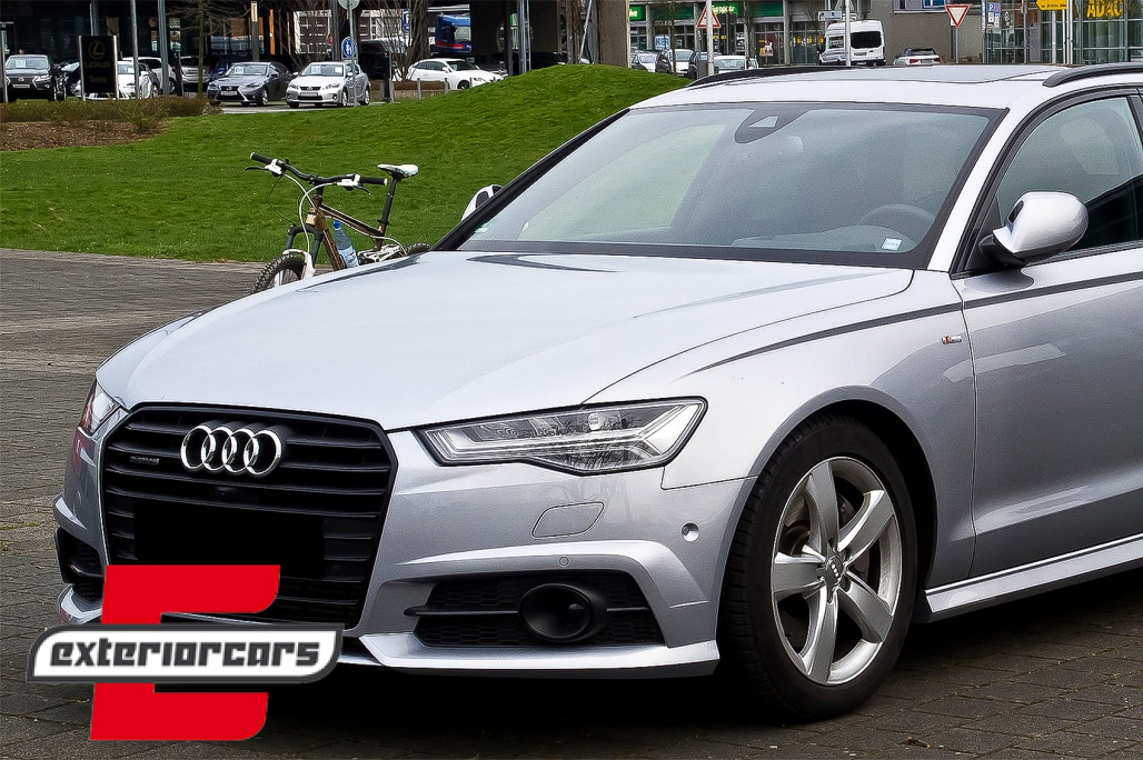 Bočne mrežice ACC poklopci (crna) / Audi A6 C7 4G S Line Facelift (2015-2018) - Slika 7