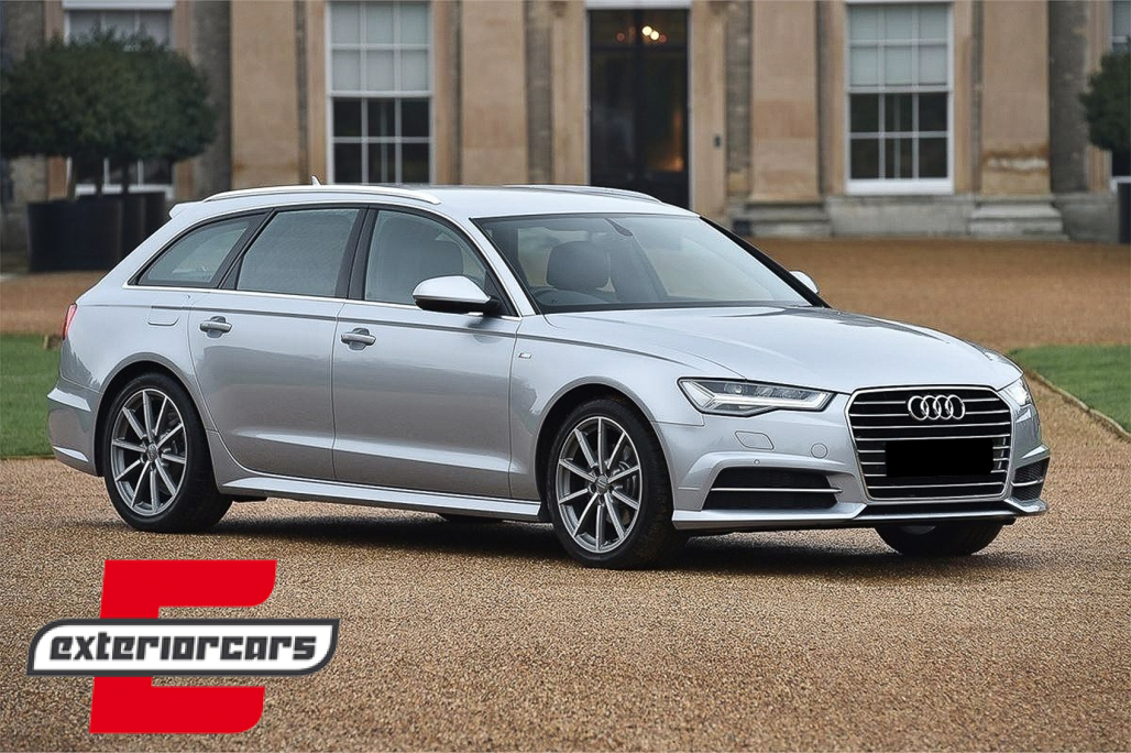 Bočne mrežice S-line dizajn (crna&chrome) / Audi A6 C7 4G S-Line Facelift (2015-2018) - Slika 5