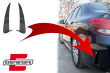 Bočni stražnji flapovi AMG dizajn (carbon) / Mercedes C-klasa W205 (2014-2020)