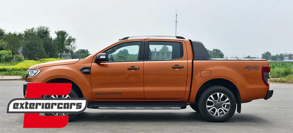 Dekorativni krovni nosači (aluminij) / Ford Ranger T6 T7 T8 Double Cabin (2012-2020) - Slika 6
