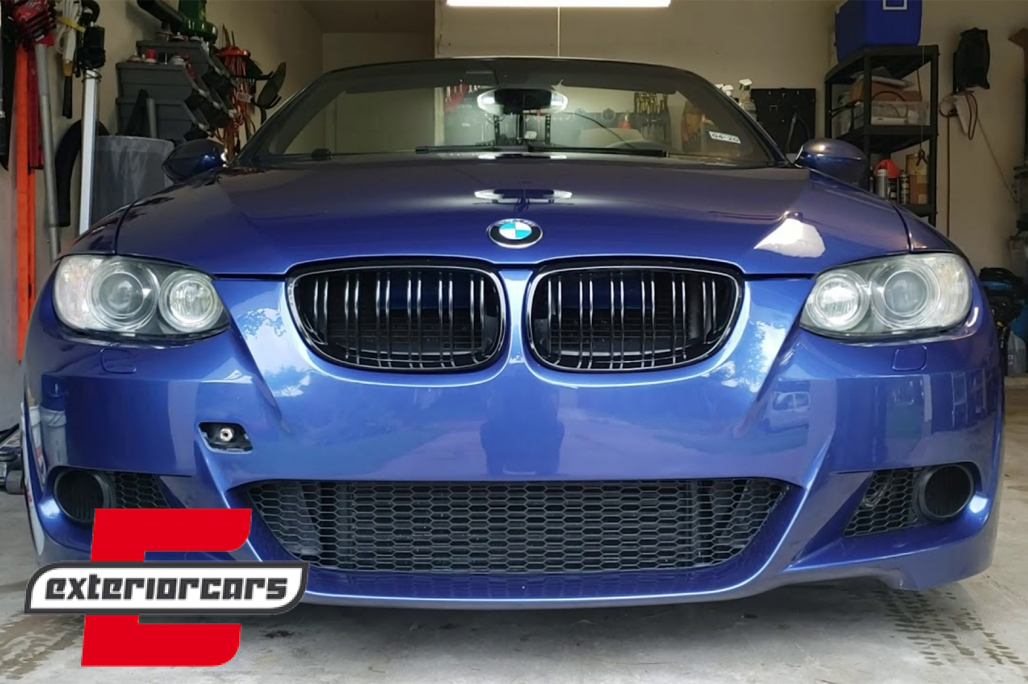 Prednja maska M3 look (piano crna) / BMW serije 3 E92 E93 Coupe Cabrio (2006-2009) - Slika 6