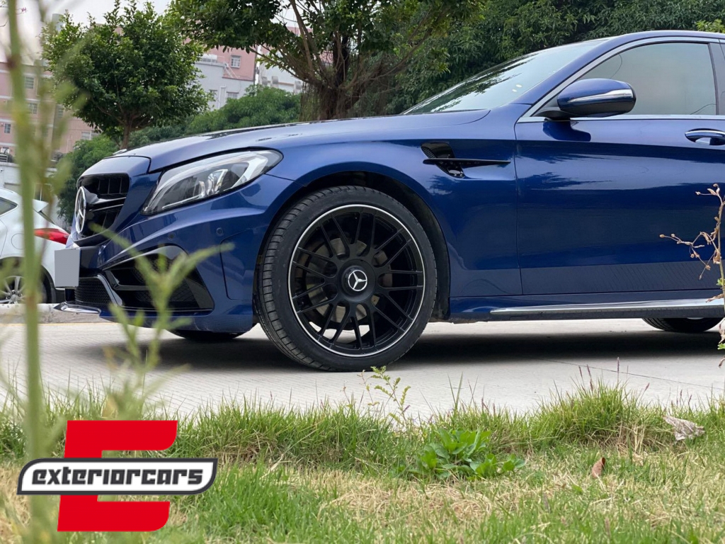 Prednji branik C63 AMG dizajn / Mercedes C-klasa W205 S205 A205 C205 (2014-2019) Limuzina T-Model Coupe Cabrio - Slika 11