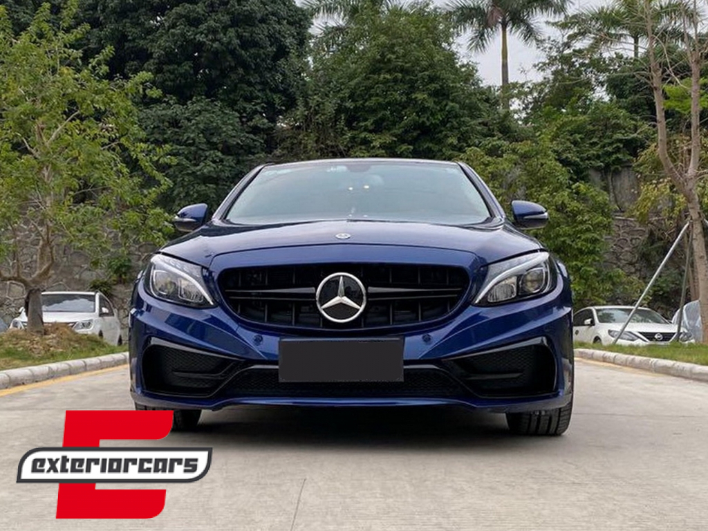Prednji branik C63 AMG dizajn / Mercedes C-klasa W205 S205 A205 C205 (2014-2019) Limuzina T-Model Coupe Cabrio - Slika 12