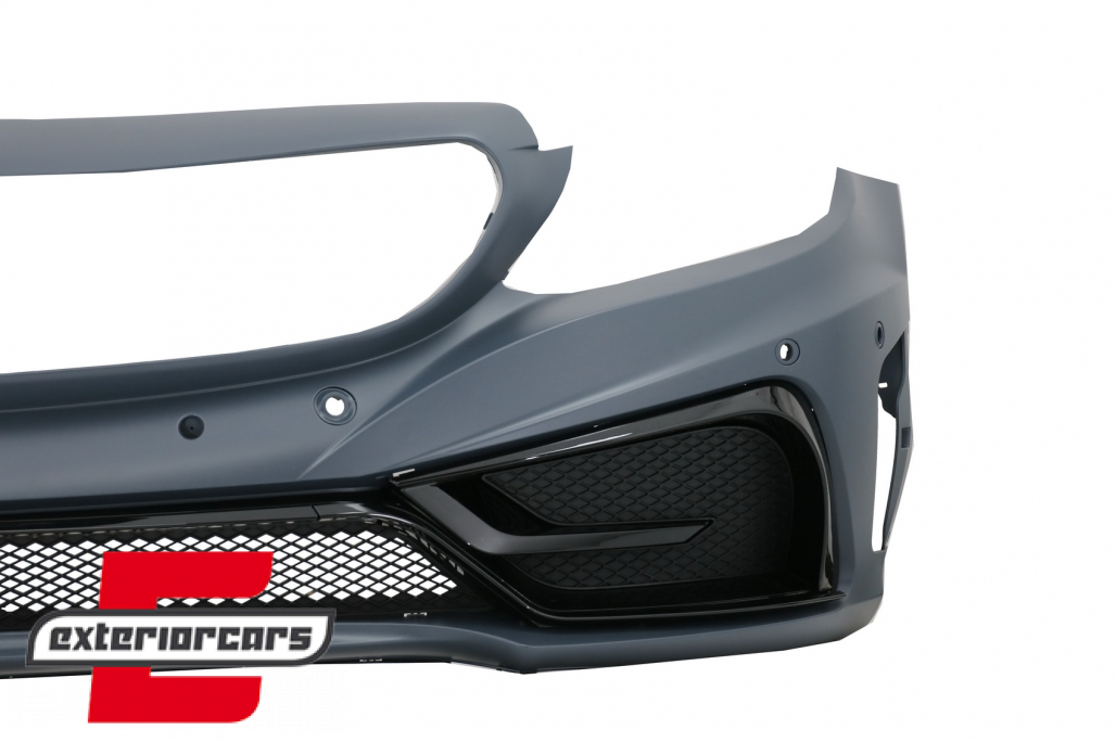 Prednji branik C63 AMG dizajn / Mercedes C-klasa W205 S205 A205 C205 (2014-2019) Limuzina T-Model Coupe Cabrio - Slika 3