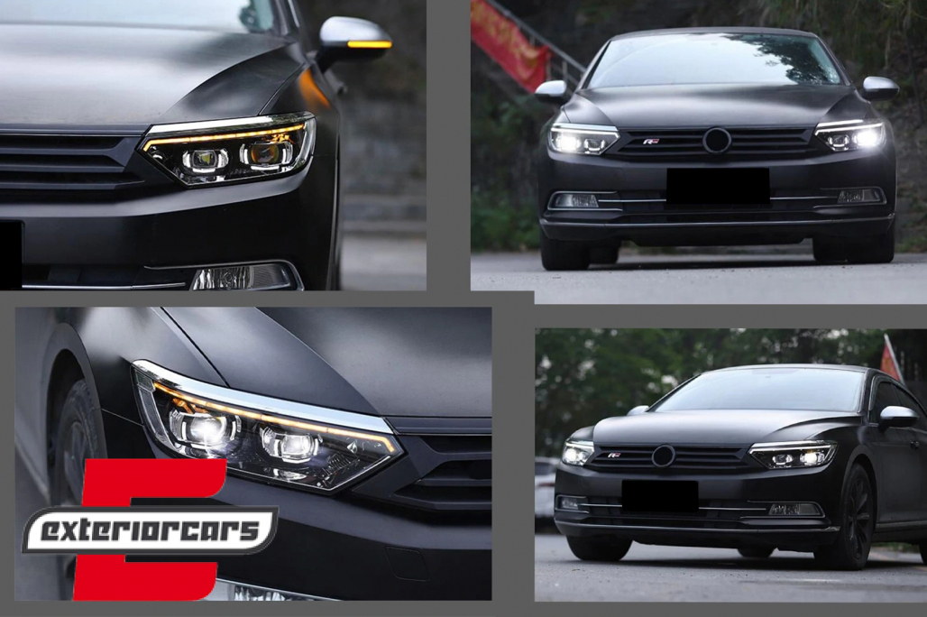 Full LED prednja svjetla SEQ žmigavci Facelift 2020 look / VW Passat B8 3G (2014-2019) - Slika 19