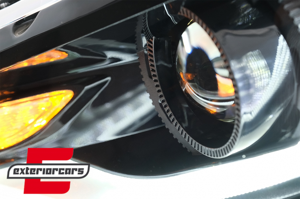 Prednja svjetla LED DRL SEQ žmigavci Facelift 2016 look (crna) / Chevrolet Camaro Mk5 Facelift (2013-2015) - Slika 14