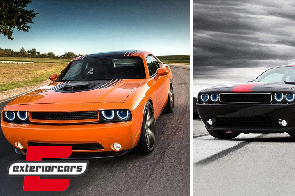 Prednja svjetla LED DRL SEQ žmigavci (crna) / Dodge Challenger (2008-2014) - Slika 14
