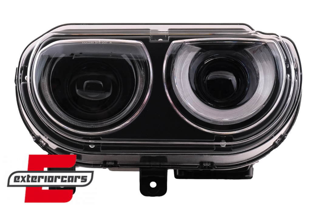Prednja svjetla LED DRL SEQ žmigavci (crna) / Dodge Challenger (2008-2014) - Slika 9