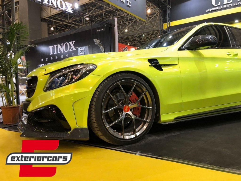 Prednji nastavak branika (carbon) / Mercedes C-klasa W205 S205 A205 C205 (2014-2019) - Slika 11