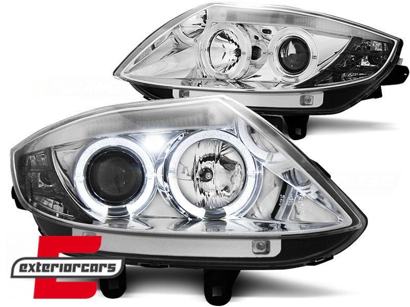Prednja svjetla Angel Eyes (chrome) / BMW Z4 E85 E86 (2002-2008) - Slika 2