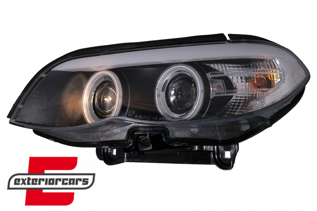 Prednja svjetla CCFL Angel Eyes Xenon (crna) / BMW X5 E53 LCI (2003-2006) - Slika 13