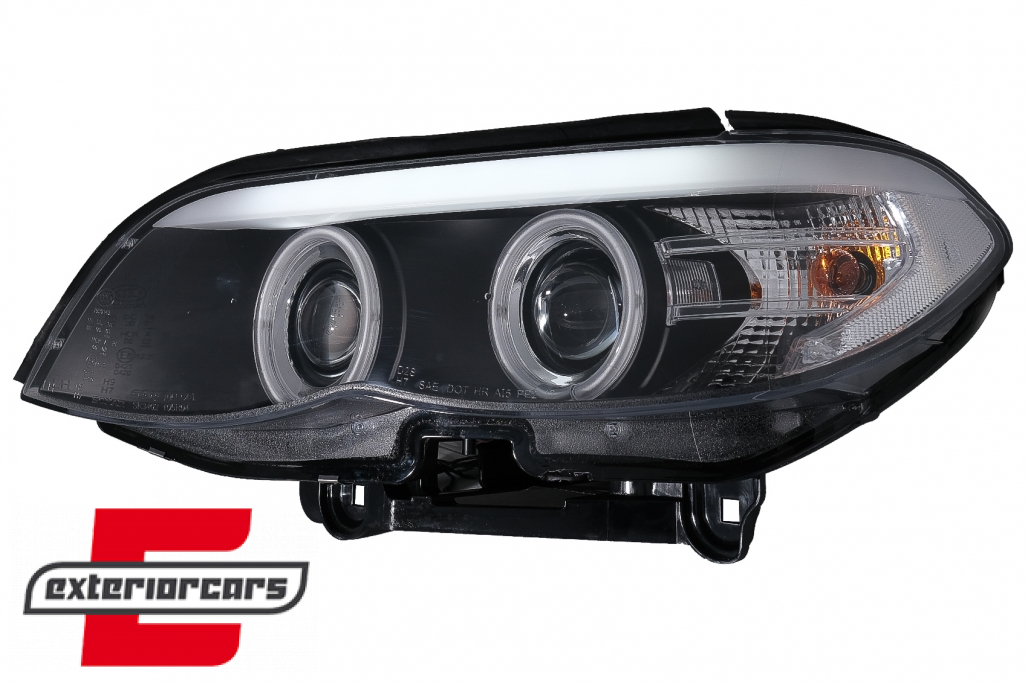 Prednja svjetla CCFL Angel Eyes Xenon (crna) / BMW X5 E53 LCI (2003-2006) - Slika 17
