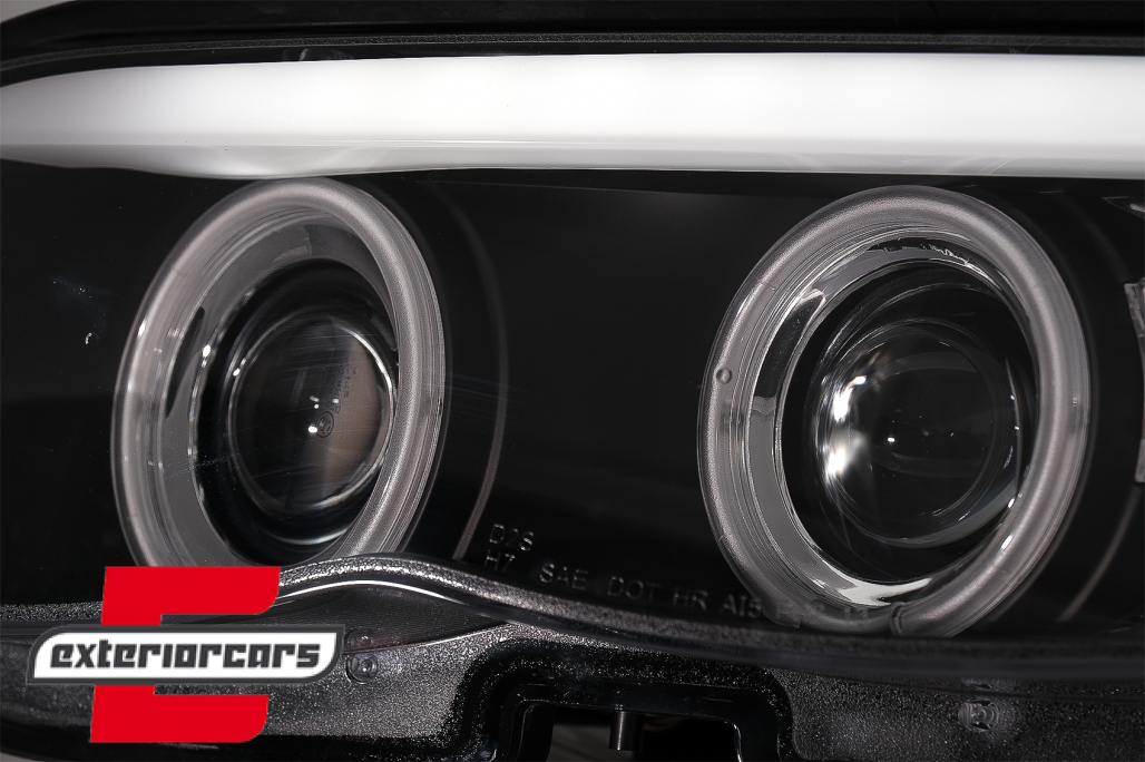 Prednja svjetla CCFL Angel Eyes Xenon (crna) / BMW X5 E53 LCI (2003-2006) - Slika 18
