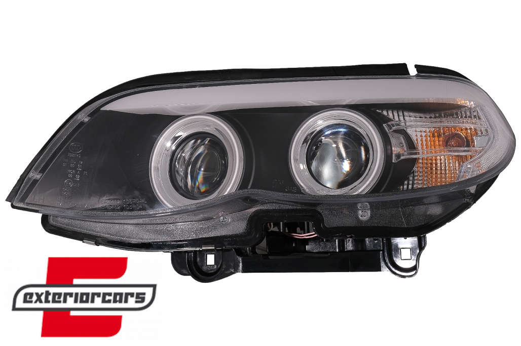 Prednja svjetla CCFL Angel Eyes Xenon (crna) / BMW X5 E53 LCI (2003-2006) - Slika 19