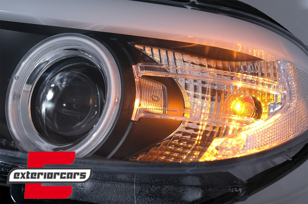 Prednja svjetla CCFL Angel Eyes Xenon (crna) / BMW X5 E53 LCI (2003-2006) - Slika 10