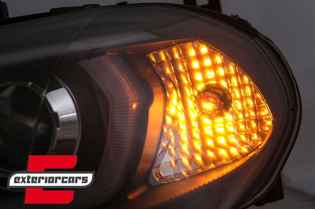 Prednja svjetla 3D Angel Eyes TubeLight DRL (crna) / BMW X5 E70 (2007-2013) - Slika 13
