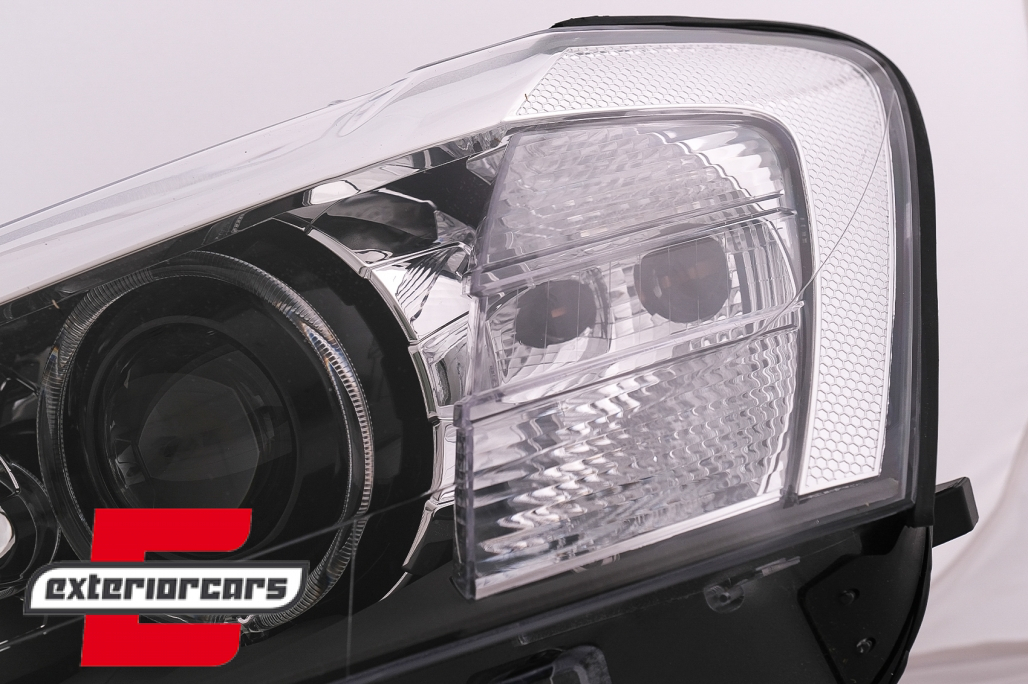 Prednja svjetla LED Angel Eyes Xenon look (crna) / BMW X3 F25 SUV (2010-2014) - Slika 14