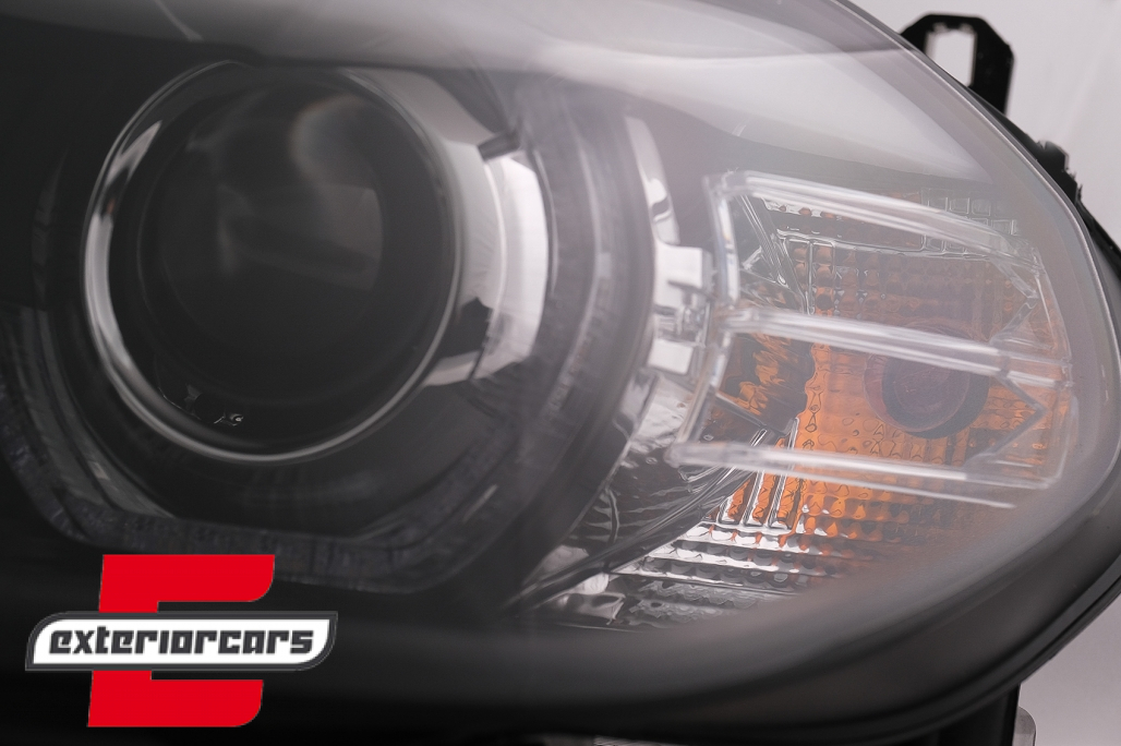Prednja svjetla 3D LED Angel Eyes XENON (crna) / BMW X5 E70 (2007-2010) - Slika 12