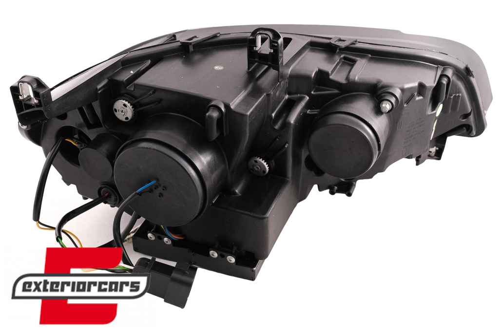 Prednja svjetla 3D LED Angel Eyes XENON (crna) / BMW X5 E70 (2007-2010) - Slika 16