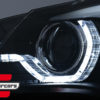 Prednja svjetla 3D LED Angel Eyes XENON (crna) / BMW X5 E70 (2007-2010) - Slika 5