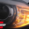 Prednja svjetla 3D LED Angel Eyes XENON (crna) / BMW X5 E70 (2007-2010) - Slika 9