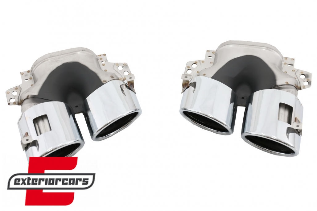 Difuzor zraka & nastavci auspuha A45S dizajn (chrome) / Mercedes A-klasa W177 Hatchback (2018-12.2022) - Slika 7