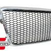 Prednja maska RS4 dizajn (chrome/crna) / Audi A4 S4 B8 (2008-2011) - Slika 3