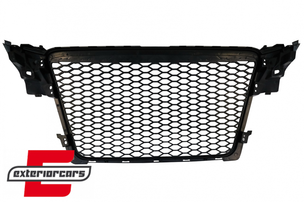 Prednja maska RS4 dizajn (srebrna) / Audi A4 S4 B8 (2008-2011) - Slika 5