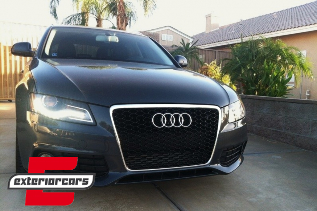 Prednja maska RS4 dizajn (srebrna) / Audi A4 S4 B8 (2008-2011) - Slika 7
